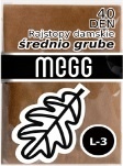 MEGG-RAJSTOPY ELASTIL 40 den. 3 - L
