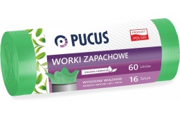 132006 WOREK ZAPACH. NA ŚMIECI 60 L. 16szt.-ZIEL.