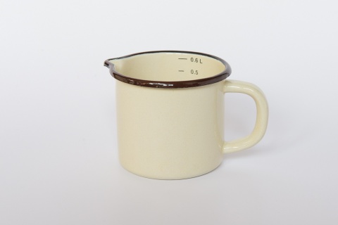 813765 KUBEK GŁADKI Z WYLEWEM 14CM