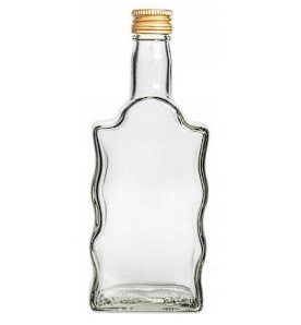 BUTELKA 500 ml. FALA Z ZAKRĘTKĄ a'6