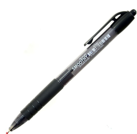 HERLITZ-017678 DŁUGOPIS ŻEL.SMOOTHY (12) 0,7mm.CZA