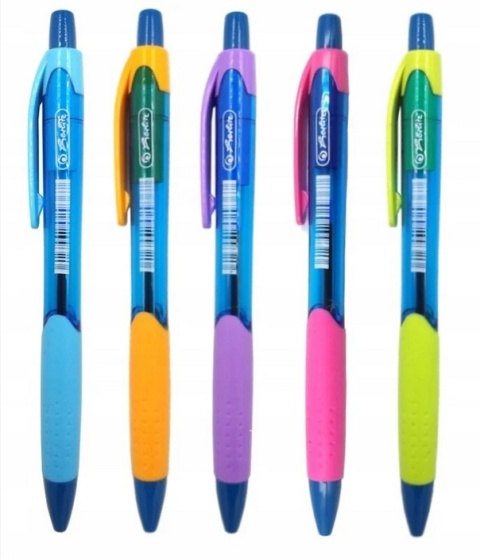 HERLITZ-024355 DŁUGOPS ŻEL.JELLY DISP.(24) 0,7mm.N
