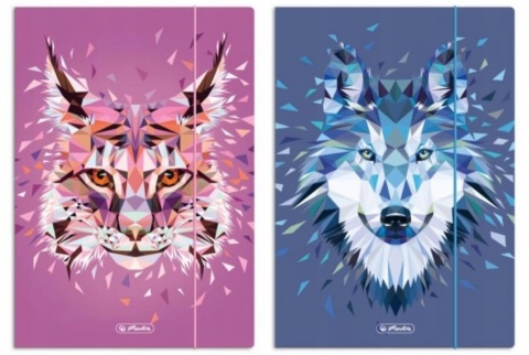 HERLITZ-0495 TECZKA A4 WILD ANIMALS