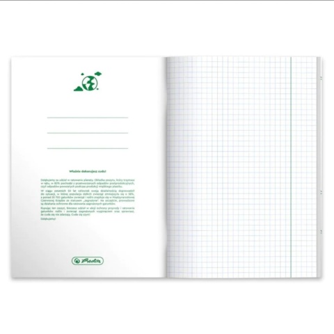 HERLITZ-500028 ZESZYT A5 60 KR ECO PP J.ANGIELSKI