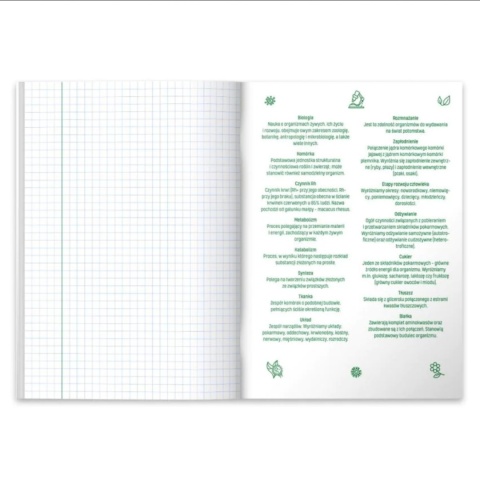 HERLITZ-500059 ZESZYT A5 60 KR ECO PP - BIOLOGIA