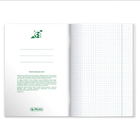 HERLITZ-500066 ZESZYT A5 60 KR ECO PP J.NIEMIECKI