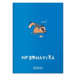 HERLITZ-500097 ZESZYT A5 60 KR PP - INFORMATYKA