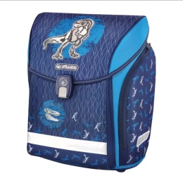HERLITZ-558981 TORNISTER MIDI BLUE DINO