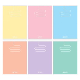 HERLITZ-583281 ZESZYT 60 A5L PASTEL COLOR BLOCKING