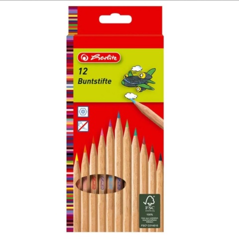 HERLITZ-660082 KREDKI NATURA 12 kol.