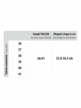 SC-SKB-115 STOPKI DAMSKIE NISKO WYCIĘTE ABS 36-41