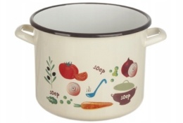 824952 GARNEK EMALIOWANY WYSOKI ZDOBIONY 24 CM