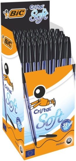 BIC-DŁUGOPIS CRISTAL SOFT CZARNY