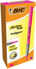BIC-ZAKREŚLACZ BR. L. GRIP RÓŻOWY