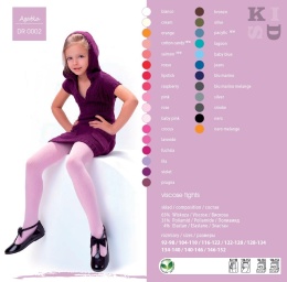 KN-RAJSTOPY AGATKA 122-128 ROSE DR0002