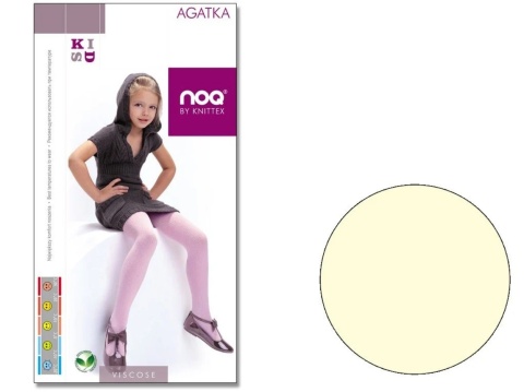 KN-RAJSTOPY AGATKA 92-98 ECRU DR0002