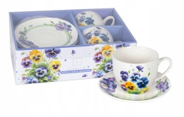 703777 KPL 2 FILIŻANEK SPODKI 250 ml 14 cm CR2-98