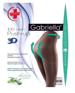 G-RAJSTOPY MEDICA PUSH-UP 100 den. 3 NERO CODE 171