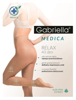 G-RAJSTOPY MEDICA RELAX 40 den. 4 GRAFIT CODE 111