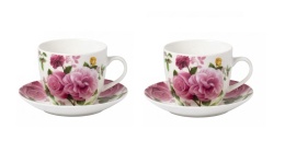 702633 KPL. 2 FILIŻANEK SPODEK 250 ml 14 cm CR2-19