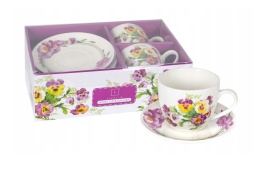 703845 KPL 2 FILIŻANEK SPODEK 250 ml 14 cm