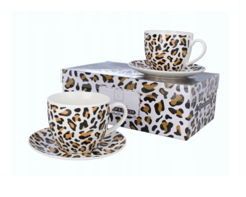705184 KPL 2 FILIŻANEK SPODEK 250 ml 14 cm CR2-107