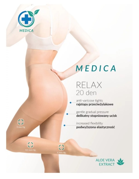 G-RAJSTOPY MEDICA RELAX 20 den 4 NEUTRO CODE 110