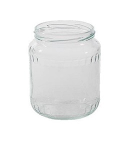 SŁOIKI SZKLANE 720 ml / 0,72 L NA ZAKRĘTKĘ FI 82 6 ZACZEPÓW KOMPLET 8 sztuk TO-720