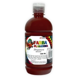 Farba Plakatowa 500 ml Brązowa FP-08 | Penword