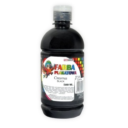 Farba Plakatowa 500 ml Czarna FP-05 | Penword