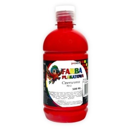 Farba Plakatowa 500 ml Czerwona FP-02 | Penword