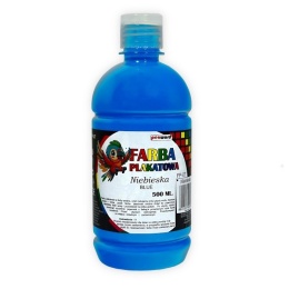 Farba Plakatowa 500 ml Niebieska FP-07 | Penword