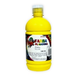 Farba Plakatowa 500 ml Żółta FP-04 | Penword