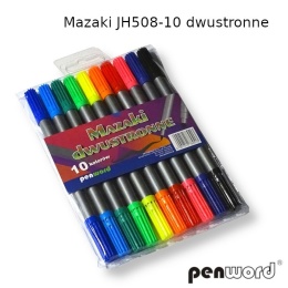 Mazaki Dwustronne 10 Kolorów JH508-10 | PENWORD