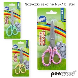 Nożyczki Szkolne NS-7 Blister | PENWORD
