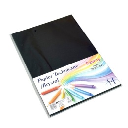 Papier Techniczny / Brystol A4 Czarny 185g CB-185-UC405 | Penword