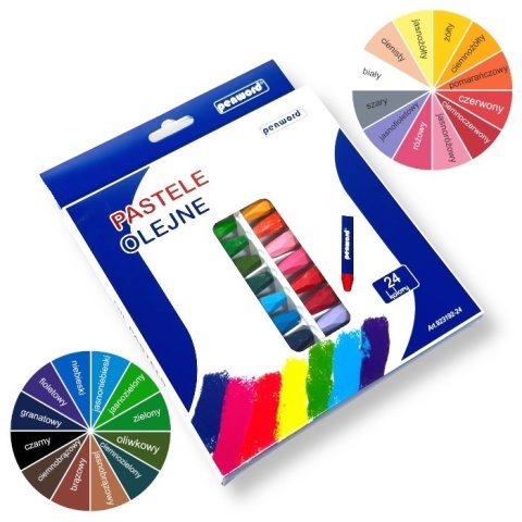 Pastele Olejne 24 Kolory 923192-24 | PENWORD