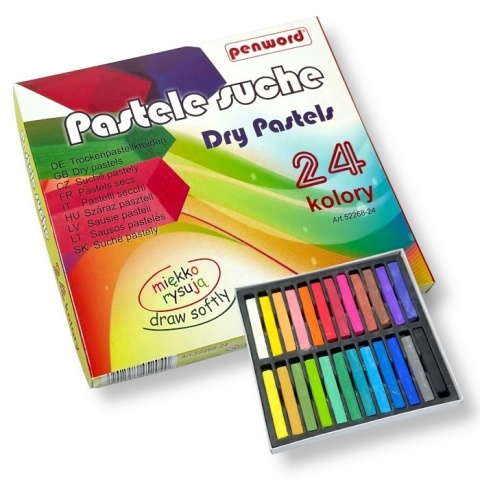 Pastele Suche 24 Kolory MP52268 | PENWORD