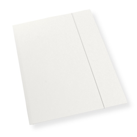 Teczka A4 Skrzydłowa z Gumką Biała 350 gsm WF-3 | PENWORD