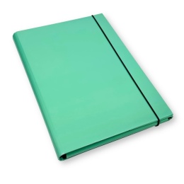 Teczka A4 Skrzydłowa z Gumką Szeroka 3,5 cm Turkusowa | Penword