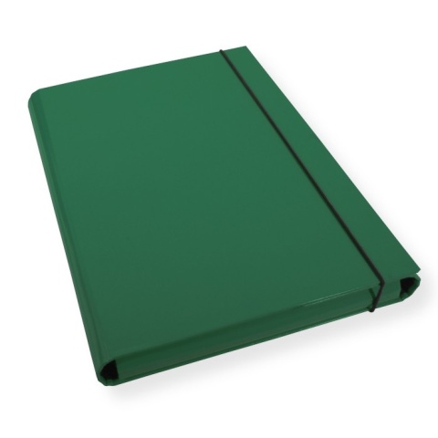 Teczka A4 Skrzydłowa z Gumką Szeroka 3,5 cm Zielona A4-3,5GR | PENWORD