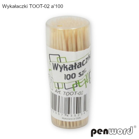 Wykałaczki Drewniane TOOT-02 100 szt. | Penword