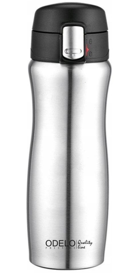 KUBEK TERMICZNY FORTIS 450 ML. SREBRNY KORPUS , ODELO KUBEK TERMICZNY FORTIS 450 ML. SREBRNY KORPUS , ODELO