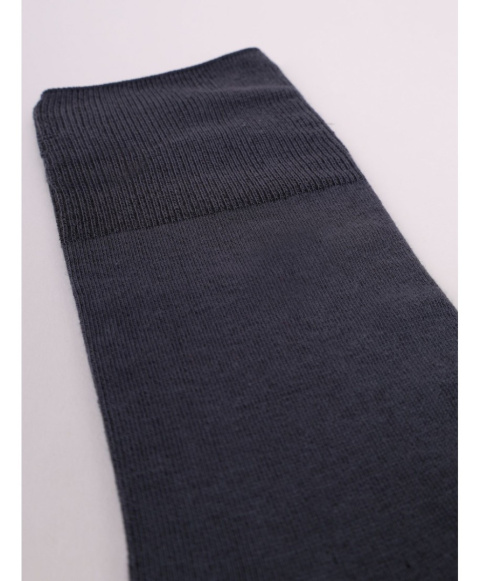 SKARPETY MĘSKIE BEZUCISKOWE BAWEŁNIANE GŁADKIE GRAFIT 39-42 EUR , YOCLUB SKARPETY MĘSKIE BEZUCISKOWE BAWEŁNIANE GŁADKIE GRAFIT 39-42 EUR , YOCLUB