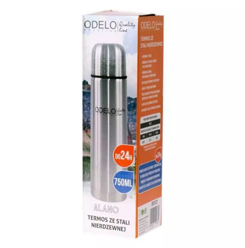 TERMOS ZE STALI NIERDZEWNEJ 0,75 L / 750 ML ALANO OD1070 , ODELO TERMOS ZE STALI NIERDZEWNEJ 0,75 L / 750 ML ALANO OD1070 , ODELO