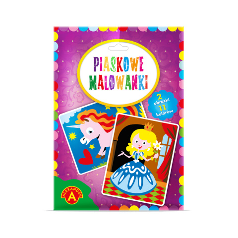 KOLOROWANKA PIASKOWE MALOWANKI KSIĘŻNICZKA JEDNOROŻEC , ALEXANDER KOLOROWANKA PIASKOWE MALOWANKI KSIĘŻNICZKA JEDNOROŻEC , ALEXANDER