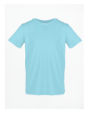 KOSZULKA DZIECIĘCA T-SHIRT BAWEŁNIANY BŁĘKITNA 134-140 cm , YOCLUB