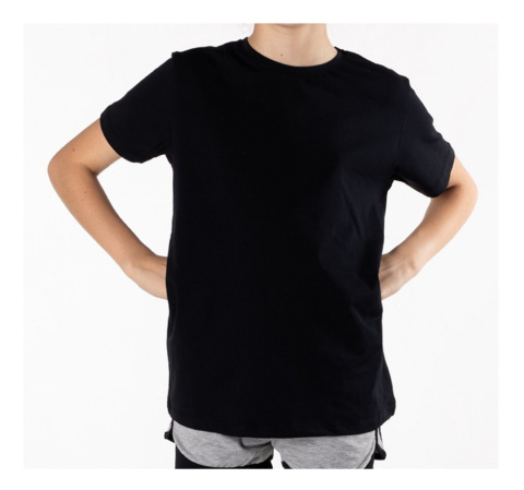 KOSZULKA DZIECIĘCA T-SHIRT BAWEŁNIANY CZARNY 158-164 cm , YOCLUB