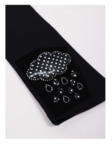 LEGGINSY DZIEWCZĘCE GETRY DŁUGIE 110-116 CZARNE CHMURKA , YOCLUB LEGGINSY DZIEWCZĘCE GETRY DŁUGIE 110-116 CZARNE CHMURKA , YOCLUB