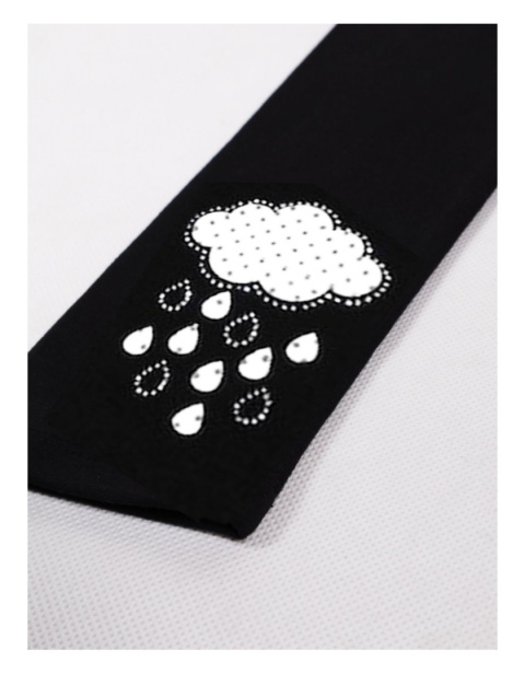 LEGGINSY DZIEWCZĘCE GETRY DŁUGIE 122-128 CZARNE CHMURKA , YOCLUB LEGGINSY DZIEWCZĘCE GETRY DŁUGIE 122-128 CZARNE CHMURKA , YOCLUB